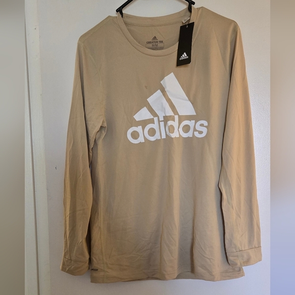 Adidas Tan Long Sleeve Shirt - Picture 2 of 7